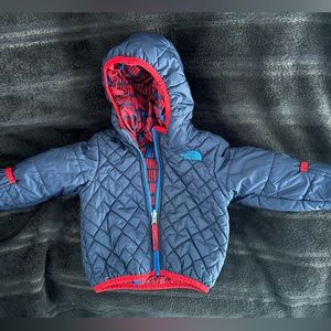 Northface Infant Boys Reversible Coat 6-12m